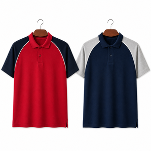 Camiseta Polo de Manga Larga para Hombre, 100% Algodón Piqué, con Mangas en Contraste, al por Mayor |   Fabricante OEM ODM en Bangladesh - Product Image 6