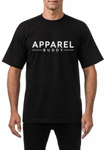 Camiseta de Manga Corta Casual para Hombre, Marca AMY, 100% Algodón, Corte Regular, Lisa, con Logotipo Personalizado al por Mayor - Product Image 4