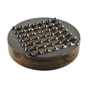 Hot Sale Brass Ashtray Grid Combo Finish Plated Design for Home Garden <b>Bar</b> Office & Car for Hotels and Offices - Product Image 2