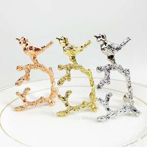 Anillos de Servilleta de Metal de Lujo para Decoración de Mesa de Comedor, Elegantes Porta Servilletas para el Hogar, Hotel y Bodas - Product Image 6