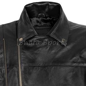 Chaqueta de Cuero para Hombre de Diseño Moderno, Hecha a Medida, Precio Competitivo, con su Propio Logotipo, Chaquetas de Cuero para Hombre de Estilo Nuevo - Product Image 3