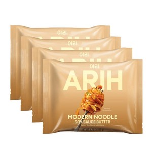 ARIH MODERN NOODLE Savory Soy <b>Sauce</b> with Butter Korean Stir-Fried Instant Noodles 135g - Product Image 1