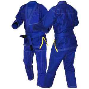 ผ้าที่ยืดหยุ่นได้เพื่อการเคลื่อนไหวได้หลากหลายที่สุดสำหรับการฝึกซ้อมสำหรับนักกีฬามืออาชีพ ชุดยูโดคาราเต้มืออาชีพ - Product Image 1