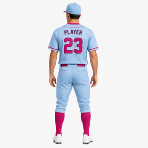 Uniforme de Béisbol Personalizado SALSTAR SPORTS, 100% Poliéster Transpirable, Impresión por Sublimación, Correa Ajustable, Alta Calidad - Product Image 3