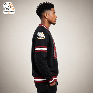Sudadera Clásica de la Universidad A&M |   Logotipo AAMU, Diseño Sólido para Todas las Temporadas, Tejido Bordado, Antiencogimiento, Sin Forro - Product Image 3