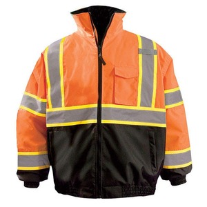 เสื้อแจ็คเก็ตนิรภัยแบบมีกระเป๋าหน้าทันสมัย ซิปด้านหน้า แขนยาว ผ้าฟลีซ สำหรับทำงาน - Product Image 2