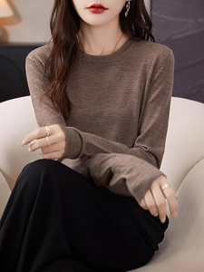 Sudadera con Cuello Redondo para Mujer, Ropa Transpirable, Sudaderas al por Mayor, Diseño Personalizado OEM, Sudaderas Casuales para Mujer - Product Image 3