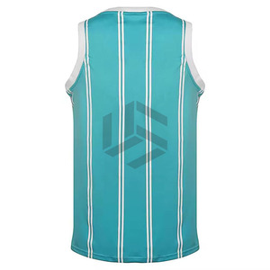New Design Pakistan Casual Plus Size Sleeveless Basketball Jersey-Moisture-Wicking Breathable Summer 100% <b>Polyester</b> Low Price - Product Image 3
