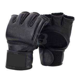 Gants d'entraînement MMA en cuir sur mesure, design personnalisé, haute qualité, gants de boxe professionnels, ajustement universel - Product Image 1
