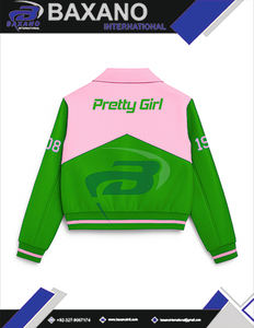 Alpha |   Kapa |   Veste de course Alpha AKA Sorority avec fermeture éclair, coton de haute qualité, motif flamme, veste de pilote personnalisée - Product Image 6