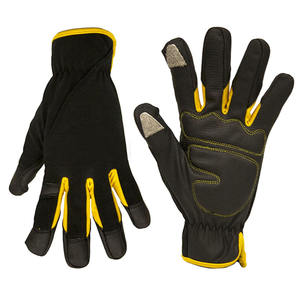 Gants de travail de sécurité pour mécaniciens, pour le camping en plein air, antidérapants, en cuir, sans latex, résistants à l'abrasion, pour écran tactile, pour hommes - Product Image 2