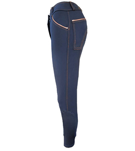 High Waist Full Length Yoga <b>Leggings</b> Solid Purple Seamless Elastic Waist Spandex Polyester Pants - Product Image 4