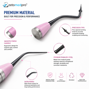 Instrument de Restauration Dentaire en Acier Inoxydable Premium pour Composite 3D OEM Zetomed Pro - Product Image 2