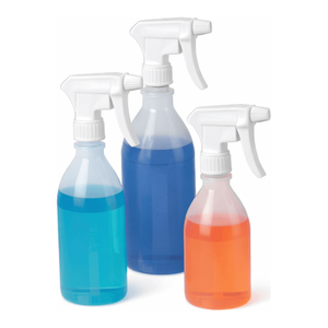 Turn-N-<b>Spray</b> Refillable <b>Plastic</b> <b>Spray</b> <b>Bottle</b> with Overhead Valve for Laboratory Use - Product Image 3