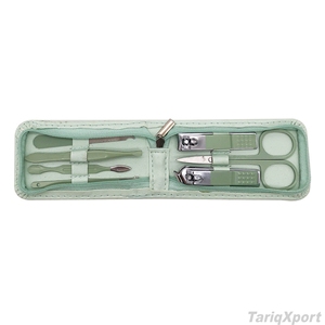 Custom Logo Factory Price Professional Manicure Set Stainless Steel <b>Nail</b> Clippers Pedicure Tool <b>Kit</b> 7-in-1 Grooming <b>Kits</b> Box - Product Image 3