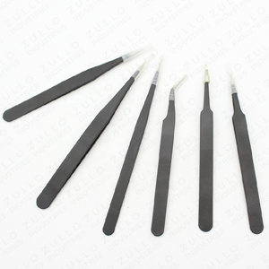 6PCS Professional Stainless Steel Tweezers Set for Eyelash Eyebrow Isolation Blackhead Removal Precision Beauty <b>Tool</b> Kit - Product Image 2