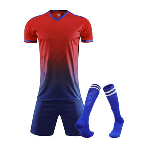 Maillot et short de football pour hommes avec chaussettes, uniformes d'équipe de football à séchage rapide - Product Image 1