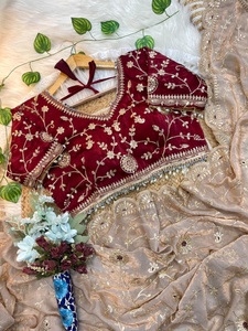 Fendy Satin Designer <b>Saree</b> Embroidery Work <b>Saree</b> Elegant and Luxury Look Ethic Wear for Women Special for Reception and Wedding - Product Image 2