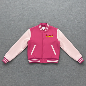 Chaqueta Varsity para Mujer, al por Mayor, de Alta Calidad, Transpirable, de Piel de Oveja, Camuflaje, Acolchada, de Algodón, para Invierno, Estilo Casual, Hip Hop - Product Image 1