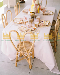 Sillas Infantiles de Ratán Hechas a Mano para Alquiler en Eventos, Bodas, Fiestas de Cumpleaños, Baby Shower, Cabina de Fotos, Decoración de Espacios para Fiestas - Product Image 5