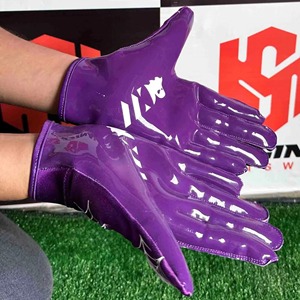 Guantes de Fútbol Americano Ligeros para Hombre, Más Vendidos, Personalizados, Transpirables, Impermeables, Antideslizantes, con Agarre y Dedos Completos - Product Image 6