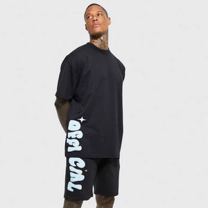 Fashion Wear Man Summer Clothes Breathable Running Men T Shirt <b>and</b> <b>Short</b> <b>Sets</b> <b>Short</b> Sleeve <b>Tops</b> <b>and</b> <b>Shorts</b> <b>Sets</b> Customized - Product Image 3