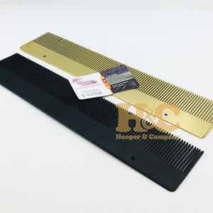 HOOPER COMPANY Soporte para Extensiones de Cabello de Acero Inoxidable Negro de Alta Resistencia con Logotipo Personalizado, para Pelucas, con Peine Dorado - Product Image 4