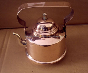 กาต้มน้ำทองแดงทำจาก1L เป็นมิตรกับสิ่งแวดล้อมทำจากทองแดงบริสุทธิ์100% สำหรับใช้ในบ้านโรงแรมร้านอาหาร - Product Image 2