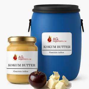Manteca de Kokum Natural al por Mayor para Piel, Cabello y Cuerpo, Fabricación de Jabón Labial para Todo Tipo de Piel, OEM a Granel - Product Image 1