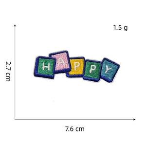 Factory OEM Personalized Embroidered <b>Patches</b> for Clothing Jackets Jeans Hats Caps Bags Custom Logo Iron <b>On</b> <b>Sew</b> <b>On</b> Hook Loop - Product Image 6
