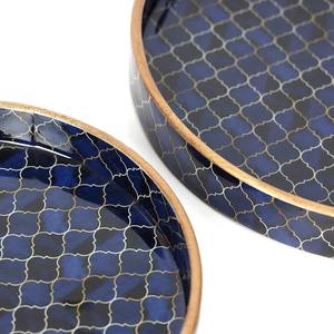 Plateau de service décoratif en bois émaillé imprimé pour restaurant et maison, avec incrustation d'os, au meilleur prix de MAC - Product Image 4