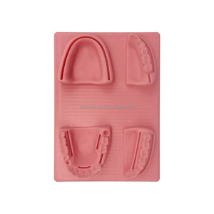 Almohadilla de Práctica de Sutura Dental Manual Reutilizable, Modelo de Entrenamiento Anatómico de Silicona 3D, Certificación CE, 1 Año de Garantía para Odontología - Product Image 3