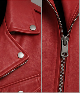 แจ็คเก็ตหนังคุณภาพพรีเมียม ดีไซน์หรูหราและเท่ห์สำหรับผู้หญิง - Product Image 2