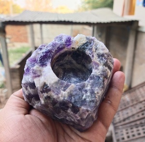 Top Quality Wholesale Tea Light Agate Candle Holder Crystal <b>Stone</b> Agate Candlestick Multi <b>Colour</b> <b>Stone</b> Candle Holder - Product Image 1