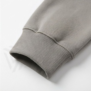 Sweat-shirt à capuche gris unisexe, manches longues, couleur unie, pull décontracté avec cordon de serrage et poche avant pour adultes, vêtements d'automne - Product Image 6