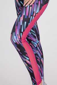 Leggings de yoga décontractés pour femmes, taille haute, longueur intégrale, couleur unie, en Spandex et Polyester, avec taille élastique, extensibles dans les quatre sens, sans coutures - Product Image 6