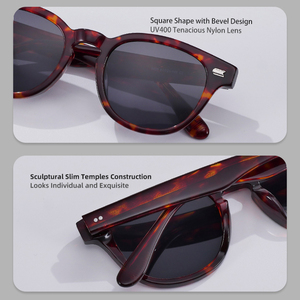 Dernières lunettes <span class=keywords><strong>de</strong></span> <span class=keywords><strong>soleil</strong></span> Femme Sonnenbrille <span class=keywords><strong>Cher</strong></span> Lunettes <span class=keywords><strong>de</strong></span> <span class=keywords><strong>soleil</strong></span> Homme Trendy Orange Acétate Vintage carré 400 Uv Gafas <span class=keywords><strong>De</strong></span> Sol - Product Image 5