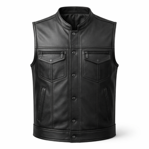 Chaqueta de Motocicleta de Cuero OEM para Hombre - Chaqueta de Moto de Invierno Transpirable y Ecológica con Logotipo Personalizado en la Parte Delantera - Pedidos al Por Mayor - Product Image 1