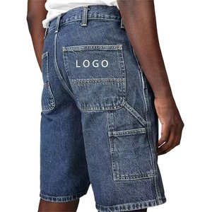 Custom Manufacturers Summer Streetwear Breathable Casual Straight <b>Jean</b> <b>Work</b> Shorts Fashion Men's Denim - Product Image 3
