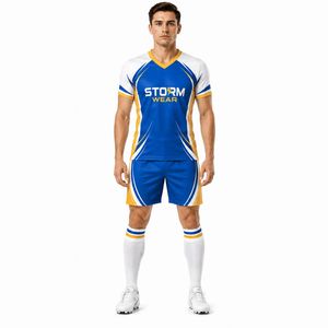 Uniforme de Fútbol para Hombre al por Mayor, Ropa Deportiva Cómoda, Equipación Profesional para Partidos de Fútbol con Estampado, Uniforme de Fútbol Masculino - Product Image 5