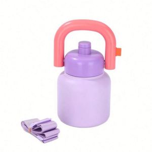 1000ml Large-Capacity Stainless Steel <b>Insulated</b> Cup Home Use 316 Stainless Steel Outdoor Sports Portable <b>Mug</b> with Handle - Product Image 5