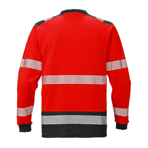 Top Selling High Visibility Reflective Safety T-<b>Shirt</b> Long Sleeve <b>Hi</b> <b>Vis</b> Workwear Quick Dry Construction Worker T-<b>Shirts</b> - Product Image 4