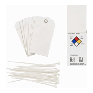 Étiquette de signalisation des risques chimiques réfléchissante en PVC flexible Brady pour la sécurité en laboratoire et industrielle - Product Image 2