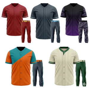 Ensemble de maillots de baseball personnalisés de qualité supérieure, respirants, durables et écologiques pour l'entraînement, vente en gros - Product Image 1