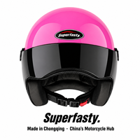 Équipement de protection pour moto, casque ouvert, casque de moto pour les trajets quotidiens en ville, casque de moto personnalisé