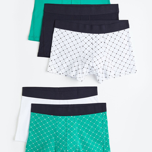 RABUSH SPORTS Calzoncillos Bóxer de Algodón para Hombre, Nuevo Diseño, Cintura Baja, Color Sólido, Transpirables, Tallas Grandes, Lavables a Máquina - Product Image 3