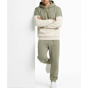 Survêtements deux pièces respirants pour hommes, vente en gros, logo personnalisé, coton/polyester, coupe-vent, en promotion - Product Image 6