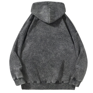 Sweat-shirt à capuche oversize pour femme, 100 % coton tricoté, couleur unie, respirant, manches longues, hiver, décontracté, écologique, vente en gros - Product Image 6
