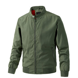 Chaqueta Bomber para Hombre, Resistente al Agua y al Viento, Cierre de Cremallera de PU, Cuello Alto, Ropa Casual de Invierno, Forro Polar, Logotipo Luminoso en la Parte Delantera - Product Image 1