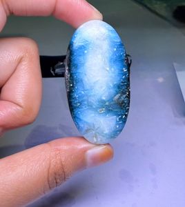 Piedra de Hielo Glaciar Natural Premium al por Mayor, Gema de Cristal Blanco Azulado, Cabujón de Formas Mixtas, Hilo de Piedras para Fabricación de Joyería de Alta Calidad - Product Image 3